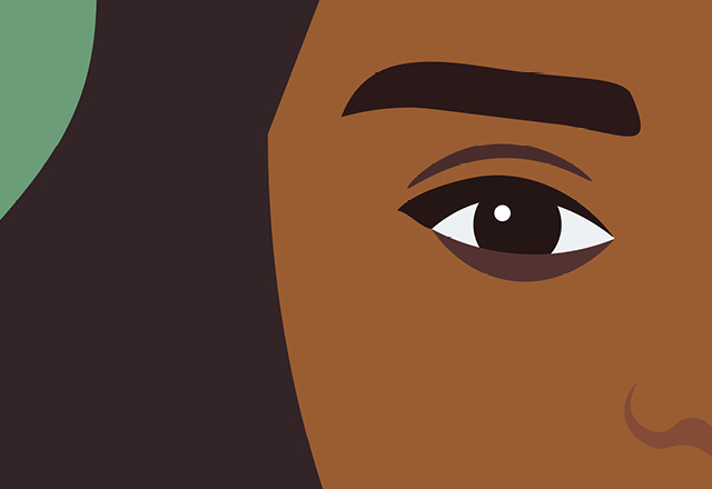 Close up vector illustration of eye Close up vector illustration of eye